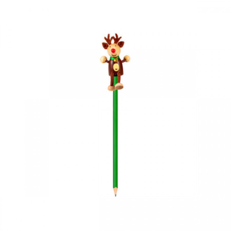 Creion cu figurina lemn Ren Fiesta Crafts FCP-5166 [2]