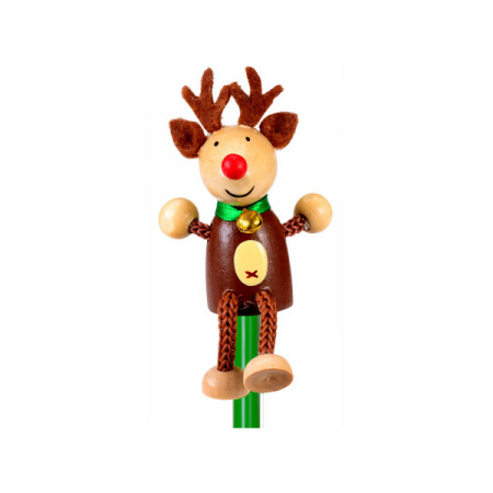 Creion cu figurina lemn Ren Fiesta Crafts FCP-5166 [1]