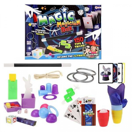 Jucarii Educative - Cutia cu 150 de trucuri Magician Box Toi-Toys TT35219A