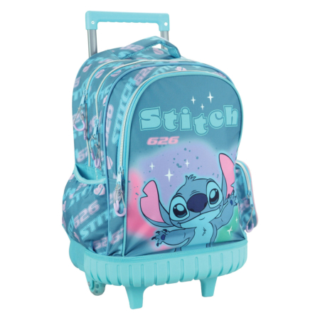 Noutati - Disney Lilo și Stitch Brush It Out ghiozdan premium cu roți, 46 cm