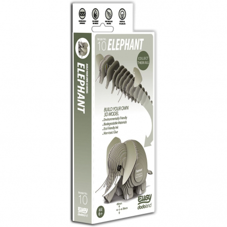 Jocuri Educative - DIY Animale 3D Eugy Elefant Brainstorm Toys D5002