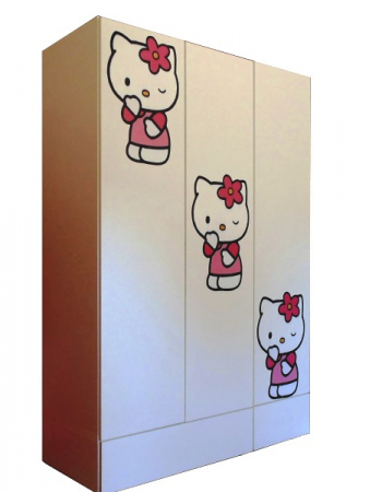Dulap Hello Kitty cu usi si sertare [2]