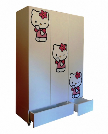 Dulap Hello Kitty cu usi si sertare [1]