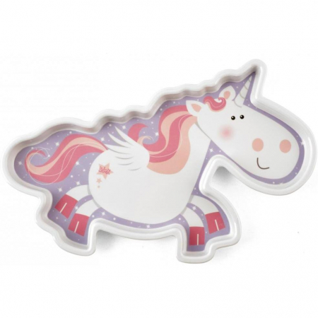 Recipiente Hrana - Farfurie melamina Fairy Tales - Unicorn Lulabi 7945300