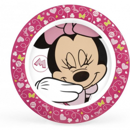 Recipiente Hrana - Farfurie melamina Minnie Lulabi 7965801