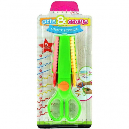 Seturi creative - Foarfeca copii cu 9 linii taiere Toi-Toys TT47300A