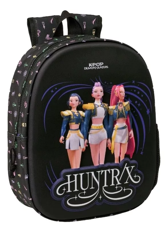 Ghiozdane gradinita - Ghiozdan gradinita K-pop Demon Hunters Sound 3D, geantă 33 cm