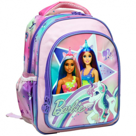 Reduceri - Ghiozdan gradinita/școlar mic  30 Cm Barbie Unicorn