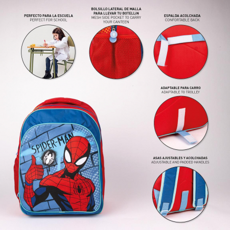 Ghiozdan/rucsac școlar mediu 41 Cm Spiderman [2]