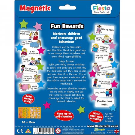 Grafic magnetic de recompense cu stelute Fiesta Crafts FCT-2338 [2]