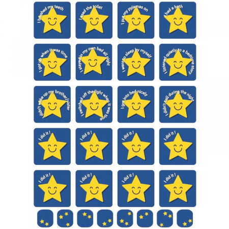 Grafic magnetic de recompense cu stelute Rutina de seara Fiesta Crafts FCT-2915 [1]