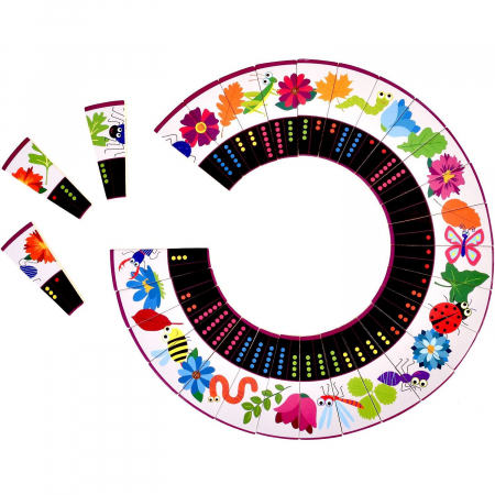 Jocuri Educative - Joc Domino Circular Natura Fiesta Crafts FCT-2928