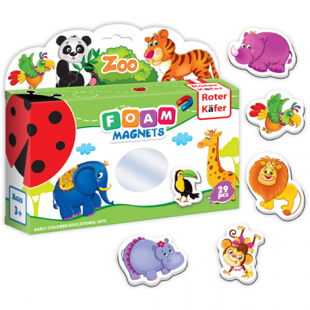 Joc educativ Lumea in Magneti - Gradina Zoologica Roter Kafer RK2101-02 [1]