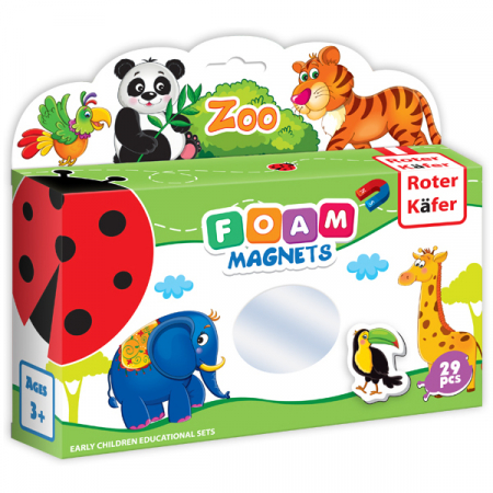SCOALA SI GRADINITA - Joc educativ Lumea in Magneti - Gradina Zoologica Roter Kafer RK2101-02