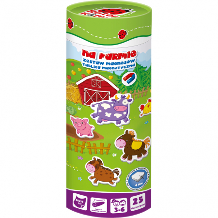 SCOALA SI GRADINITA - Joc Magnetic La ferma Roter Kafer RK2040-01