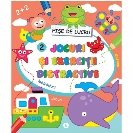 Jocuri Educative - Jocuri si exercitii distractive 2 Editura Kreativ EK4599