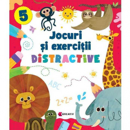 SCOALA SI GRADINITA - Jocuri si exercitii distractive 5 Editura Kreativ EK6561