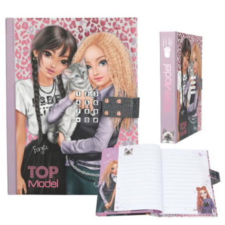 Jurnal cod secret TOPModel cu sunet REBEL KITTY