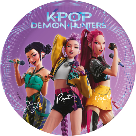 Accesorii pentru petrecere - https://gomagcdn.ro/domains/siashop.ro/files/product/medium/k-pop-demonhunters-honmoon-farfurie-de-hartie-8-buc-20-cm-fsc-324463.jpg
