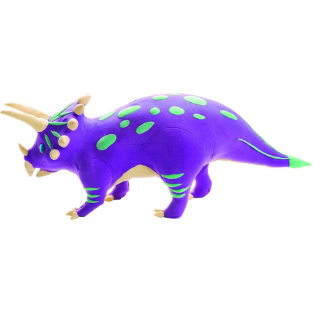Kit constructie lemn si argila - Triceratops Fiesta Crafts FCT-2957 [4]