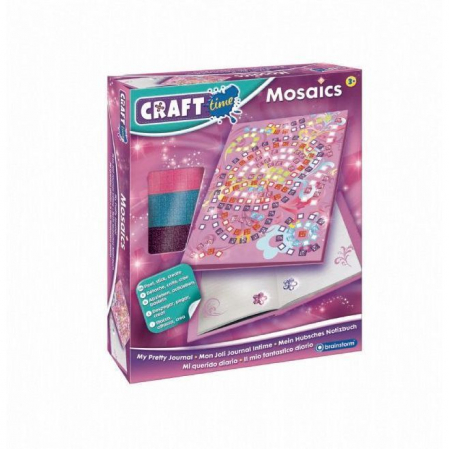 Jocuri Educative - Kit Mozaic Jurnalul meu Secret Brainstorm Toys C7252