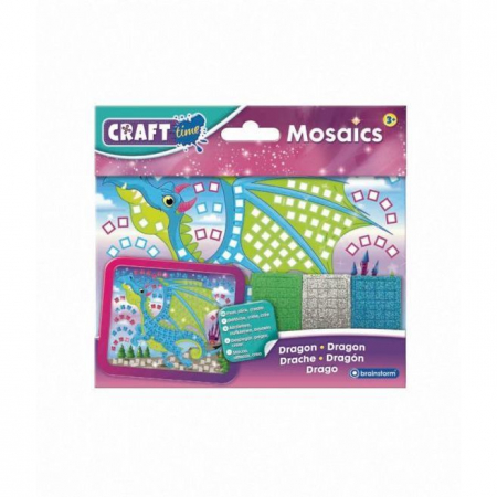 Jocuri Educative - Kit Mozaic Mini Dragon Brainstorm Toys C7004