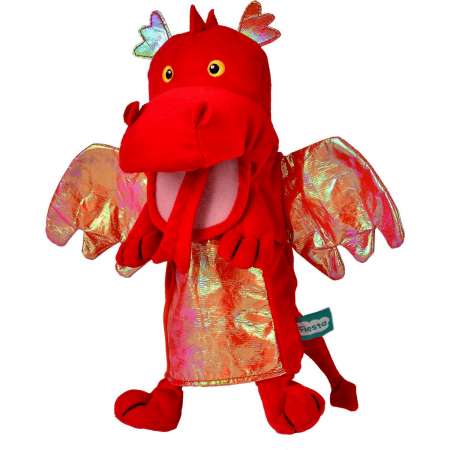 Papusi - Marioneta de mana Dragonul Rosu Fiesta Crafts FCT-2363