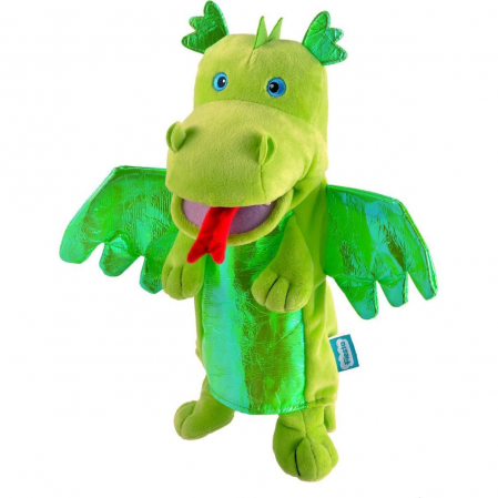 Papusi - Marioneta de mana Dragonul Verde Fiesta Crafts FCT-2186