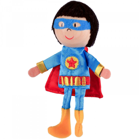 JOCURI SI JUCARII - Marioneta pentru deget Baiat Supererou Fiesta Crafts FCG-1053