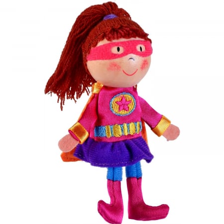 Marioneta pentru deget Fata Supererou Fiesta Crafts FCG-1052 [3]