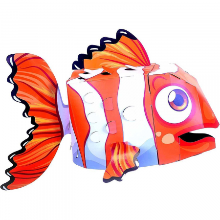 SCOALA SI GRADINITA - Masca 3D Peste Clovn Fiesta Crafts FCT-3054