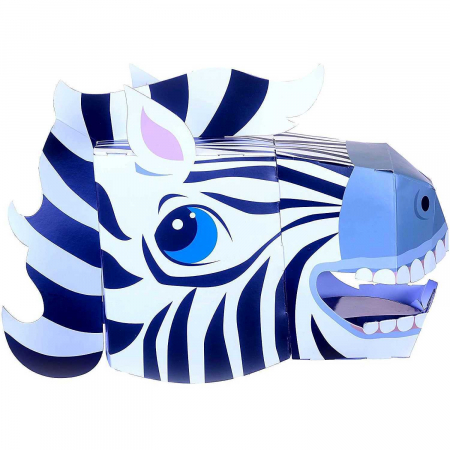 SCOALA SI GRADINITA - Masca 3D Zebra Fiesta Crafts FCT-3053