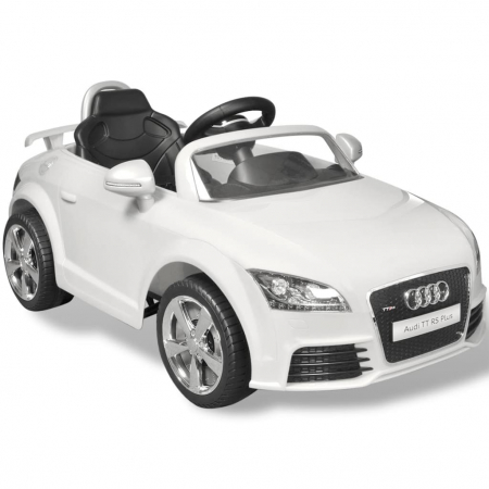 mașină Audi TT RS pentru copii cu telecomandă, alb [2]