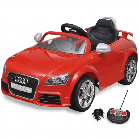 mașină Audi TT RS pentru copii cu telecomandă, roșu [0]