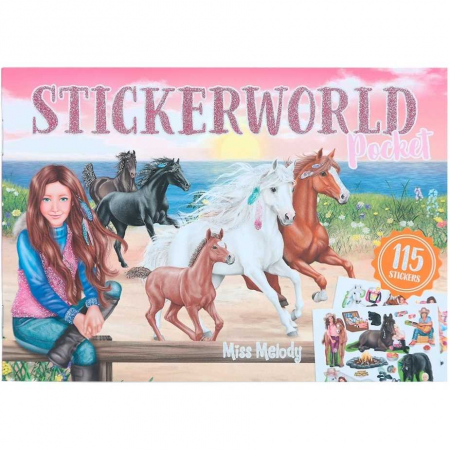Alte accesorii scolare - Miss Melody Lumea Autocolantelor, 115 stickere Depesche PT12069