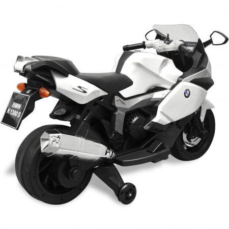 Motocicletă electrică pentru copii BMW 283, 6V, alb [2]