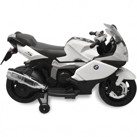 Motocicletă electrică pentru copii BMW 283, 6V, alb [1]