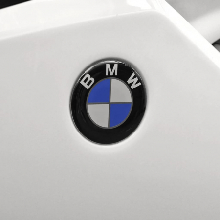 Motocicletă electrică pentru copii BMW 283, 6V, alb [8]