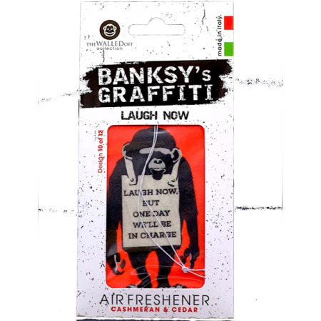 ACTIVITATI IN AER LIBER - Odorizant auto Laugh Now Banksy UB27010
