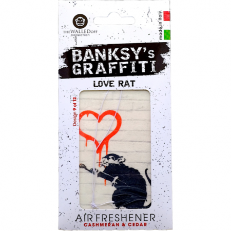 ACTIVITATI IN AER LIBER - Odorizant auto Love Rat Banksy UB27009