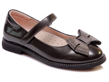 FASHION - Pantofi balerini,pieele ecologica, lacuiti, funda eleganta si bareta