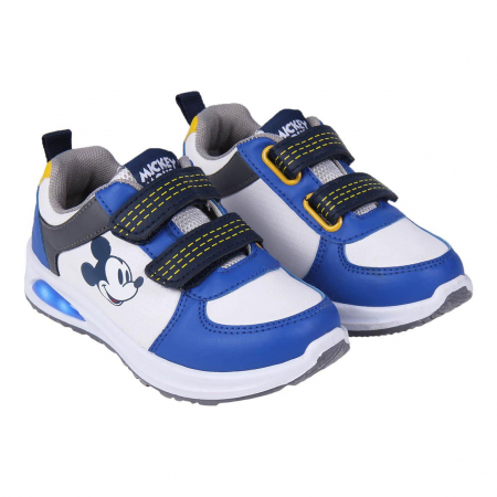 Pantofi sport alb/albatru cu lumini led - Mickey [1]