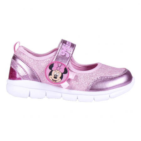 Incaltaminte - Pantofi fetite roz cu sclipici  - Minnie