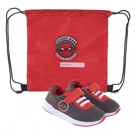 Pantofi sport baieti cu saculet inclus- Spiderman