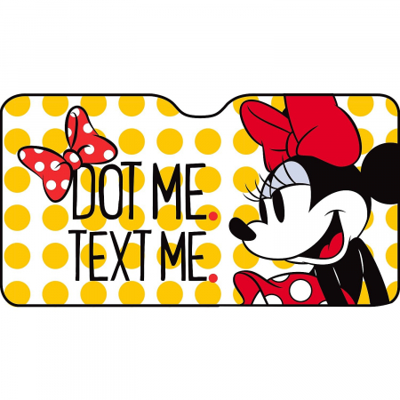 ACTIVITATI IN AER LIBER - Parasolar pentru parbriz Minnie Dot Me Maxi 150x80 cm TataWay CZ10258