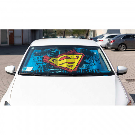 Parasolar pentru parbriz Superman Logo 130x70 cm TataWay CZ10974 [2]