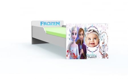Promotie Pat junior personalizat Frozen cu saltea cadou [2]