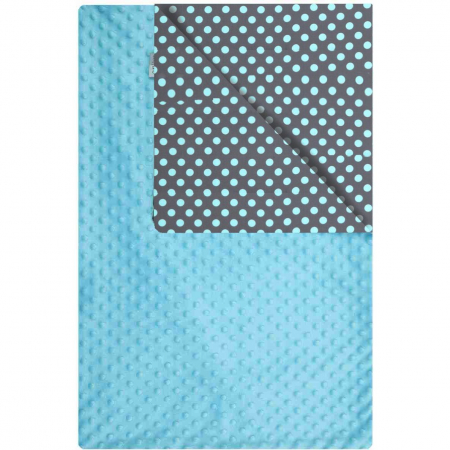 Paturici - Paturica bebelusi Bubble Velboa 75x100 Womar Zaffiro AN-BV-01