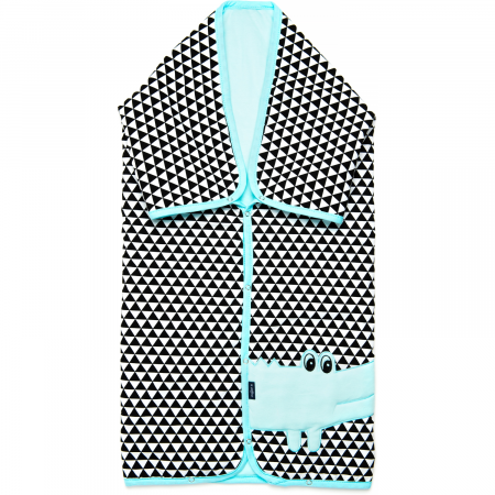 Paturici - Paturica multifunctionala cu broderie Crocodil Womar Zaffiro AN-OWZF-04CR