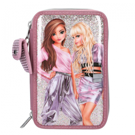Penar echipat cu 3 fermoare Top Model Glitter Queens [1]